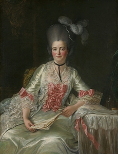 Marie Rinteau Called Mademoiselle de Verrières [1761] by François Hubert Drouais [1727–1775]